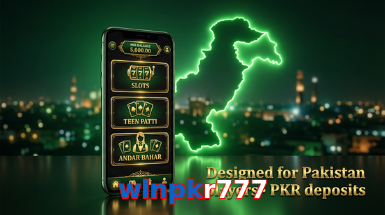 Main screen of Winpkr777 pk page for PK players
